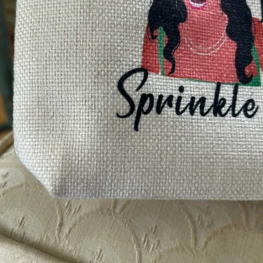 Blupark RHONJ makeup bag. She Brought Me Sprinkle Cookies. Waterproof. Nice